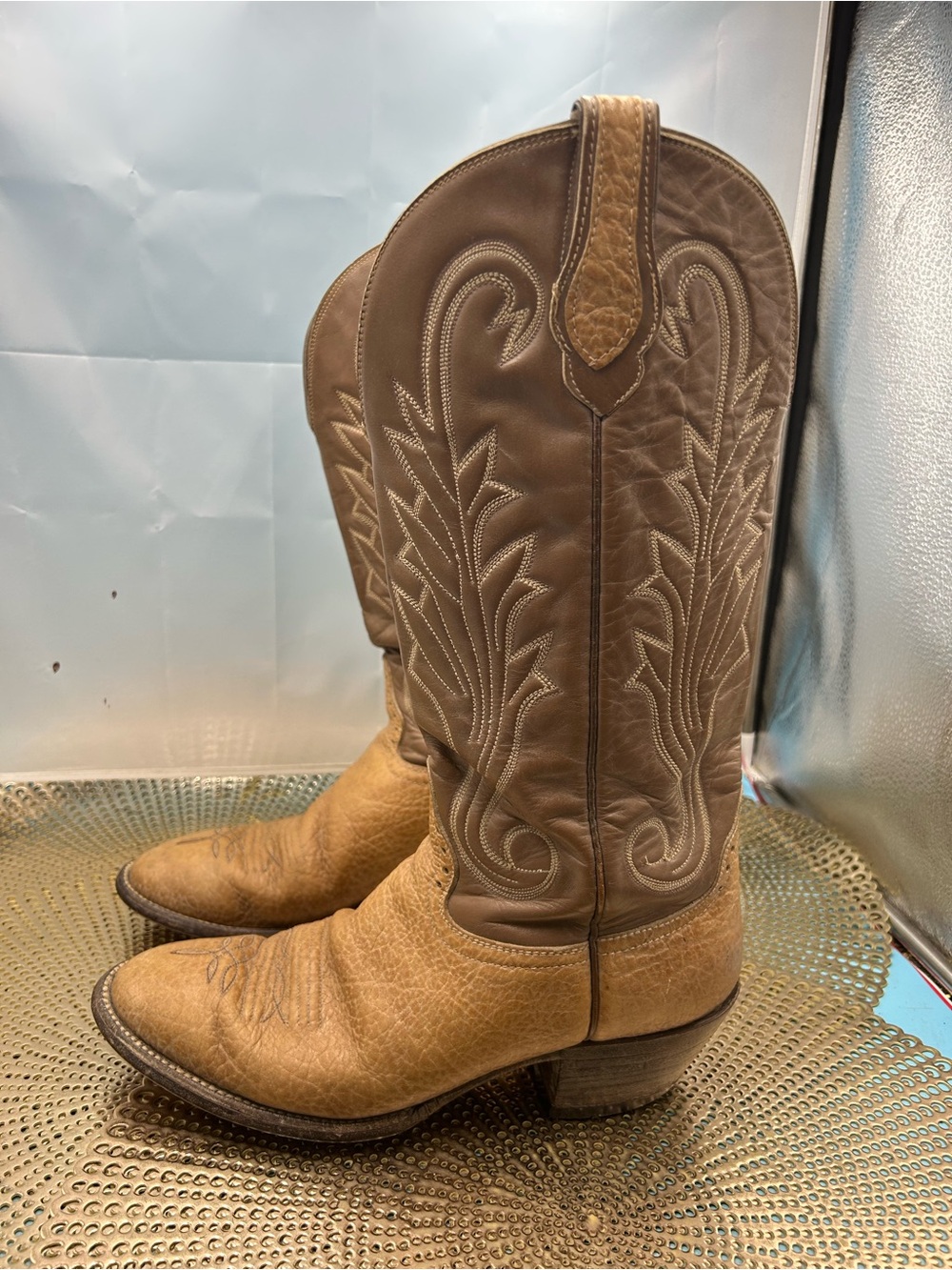 Hondo women 10 vintage Texas cowgirl boots